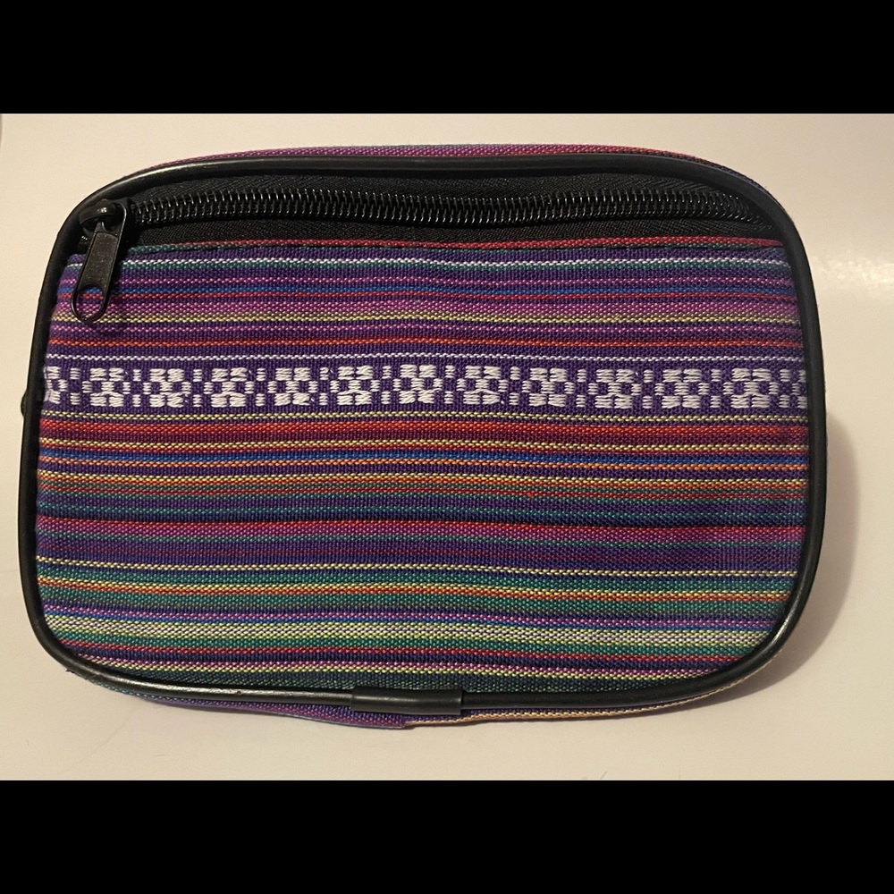 SoJourner Woven Fabric Fanny Pack -Pink Multi. New